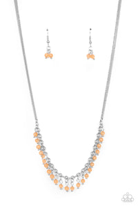 DEW a Double Take - Orange Necklace - Sabrina's Bling Collection
