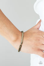 Load image into Gallery viewer, Fearlessly Unfiltered - Brass Bracelet - Sabrina&#39;s Bling Collection