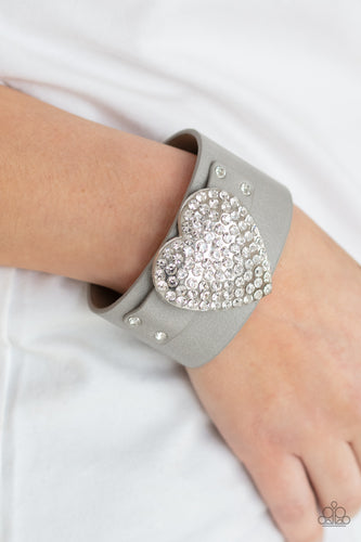 Flauntable Flirt - Silver Bracelet - Sabrina's Bling Collection
