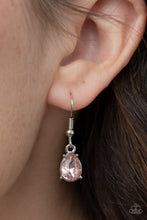 Load image into Gallery viewer, Floral Fashion Show - Pink Rhinestone Necklace - Sabrina&#39;s Bling Collection
