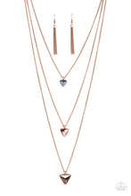 Load image into Gallery viewer, Follow the LUSTER - Copper Oil Spill &amp; Aurum Necklace - Sabrina&#39;s Bling Collection