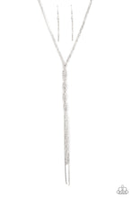 Load image into Gallery viewer, Impressively Icy - White Rhinestone Necklace - March 2022 Life Of The Party - Sabrina&#39;s Bling Collection