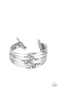 Industrial Intricacies - Silver Bracelet - Sabrina's Bling Collection