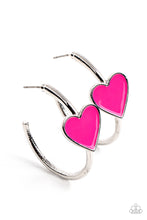 Load image into Gallery viewer, Kiss Up - Pink Earrings - Sabrina&#39;s Bling Collection