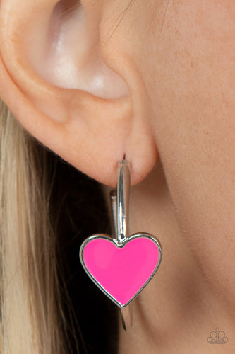 Kiss Up - Pink Earrings - Sabrina's Bling Collection
