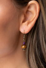 Load image into Gallery viewer, Knotted Keepsake - Purple Charm Necklace - Sabrina&#39;s Bling Collection