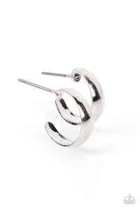 Mini Magic - Silver Hoop Earrings - Sabrinas Bling Collection