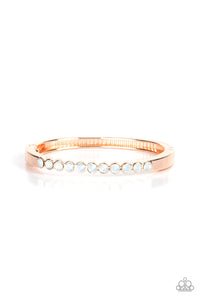 Mystical Masterpiece - Rose Gold & Rhinestone Bracelet - Sabrinas Bling Collection