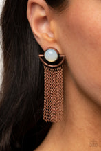 Load image into Gallery viewer, Opal Oracle - Copper Earrings - Sabrina&#39;s Bling Collection