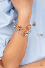 Load image into Gallery viewer, Optical Auras - Multi Orange &amp; Iridescent Bracelet - Sabrinas Bling Collection