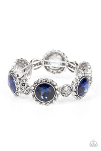 Palace Property - Blue Rhinestone Bracelet - Sabrina's Bling Collection