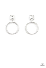 Load image into Gallery viewer, Prismatic Perfection - White Earrings - Sabrina&#39;s Bling Collection