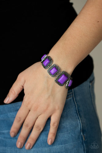Retro Rodeo - Purple Bracelet - Sabrina's Bling Collection
