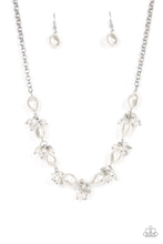 Load image into Gallery viewer, Rolling with the BRUNCHES - White Pearl Necklace - Sabrina&#39;s Bling Collection