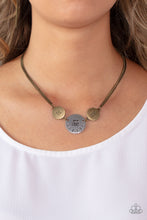 Load image into Gallery viewer, Shine Your Light - Brass Inspirational Necklace - Sabrinas Bling Collection
