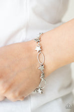 Load image into Gallery viewer, Stars and Sparks - Silver Bracelet - Sabrina&#39;s Bling Collection