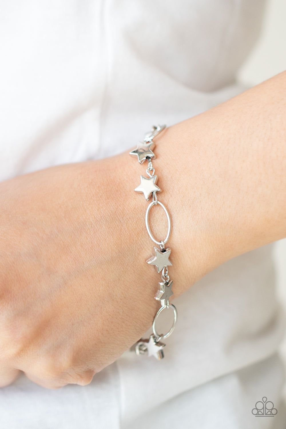 Stars and Sparks - Silver Bracelet - Sabrina's Bling Collection
