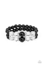 Load image into Gallery viewer, Timelessly Tea Party - Black Rhinestone Bracelet - Sabrina&#39;s Bling Collection