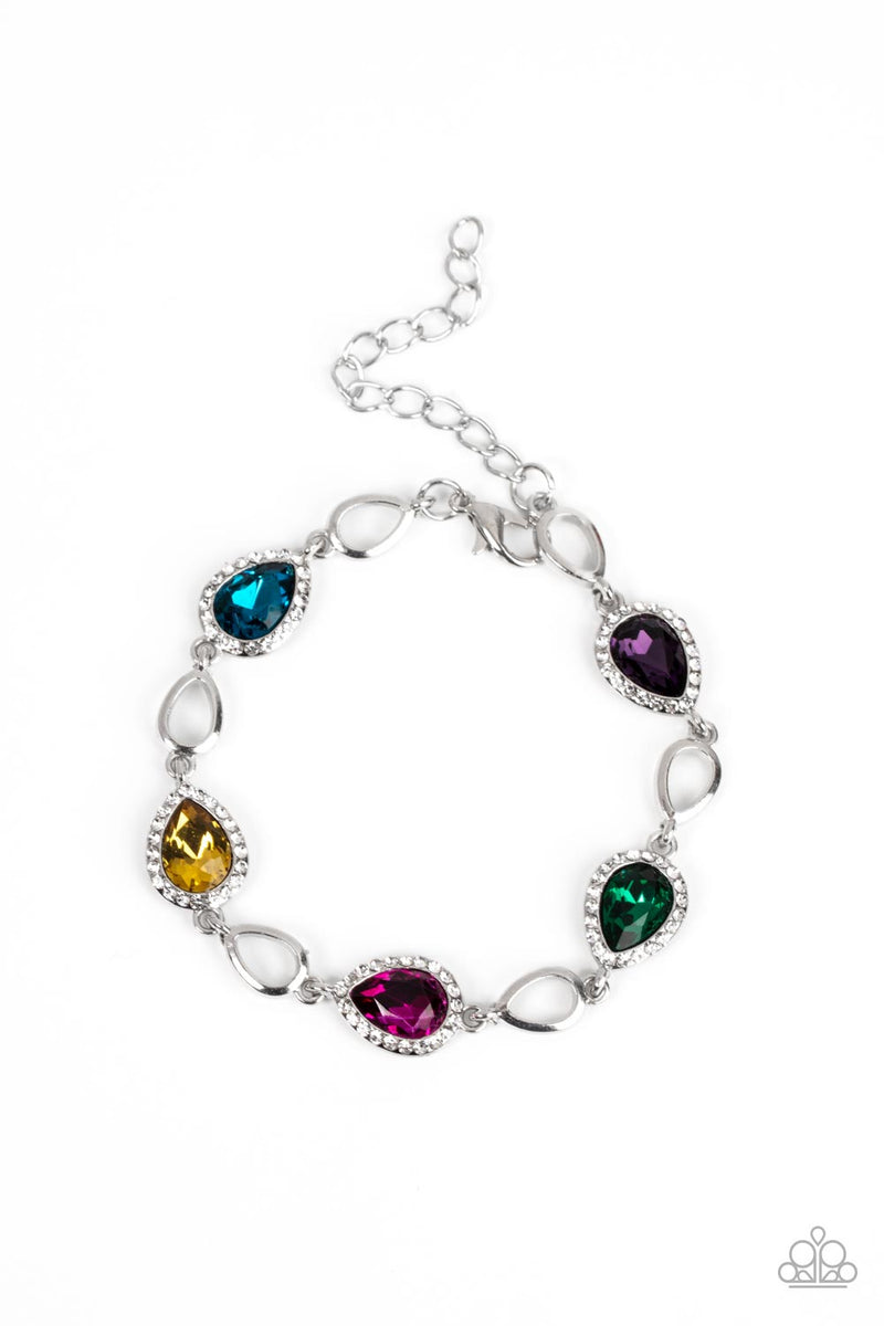 Timelessly Teary - Multi Bracelet - Sabrina's Bling Collection