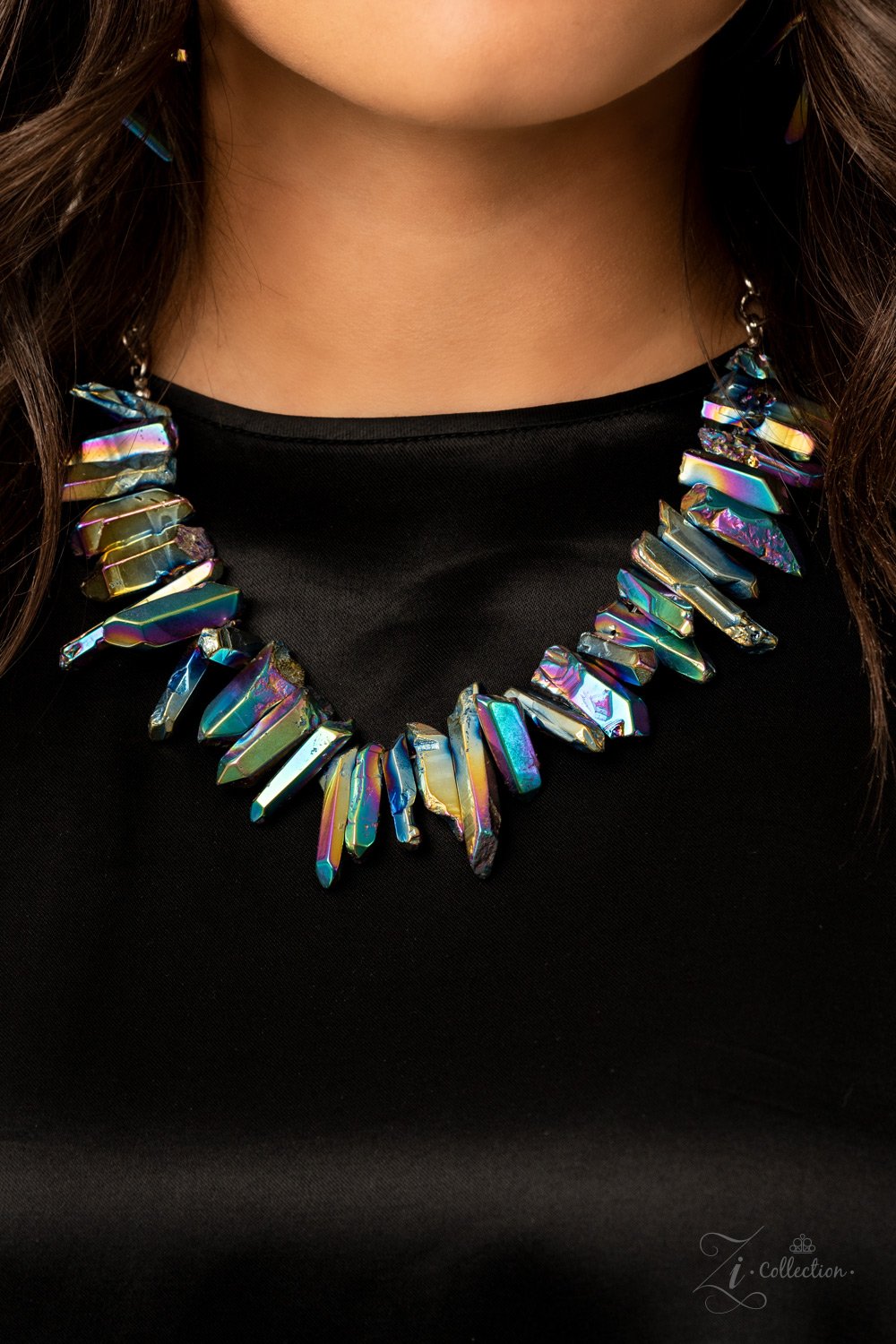 Charismatic Oil Spill Necklace Zi Collection Paparazzi Jewelry