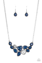 Load image into Gallery viewer, Breathtaking Brilliance - Blue Necklace Paparazzi Accessories - Sabrina&#39;s Bling Collection