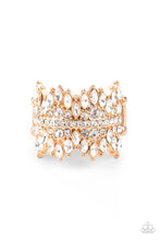 Load image into Gallery viewer, Cosmic Confetti - Gold Ring Paparazzi Accessories - Sabrina&#39;s Bling Collection