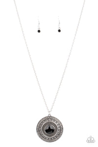 Aztec Apex - Black Necklace - Sabrina's Bling Collection