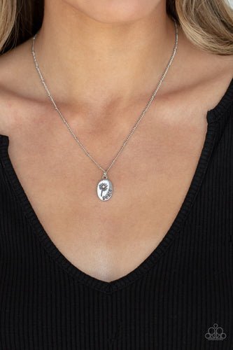 Be The Peace You Seek - Silver Necklace - Sabrina's Bling Collection