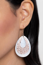 Load image into Gallery viewer, Bountiful Beaches - Rose Gold Teardrop Earrings - Sabrina&#39;s Bling Collection