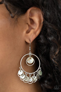 Cabana Charm - Silver Earrings - Sabrina's Bling Collection