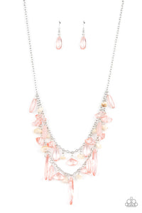 Candlelit Cabana - Pink Necklace - Sabrina's Bling Collection