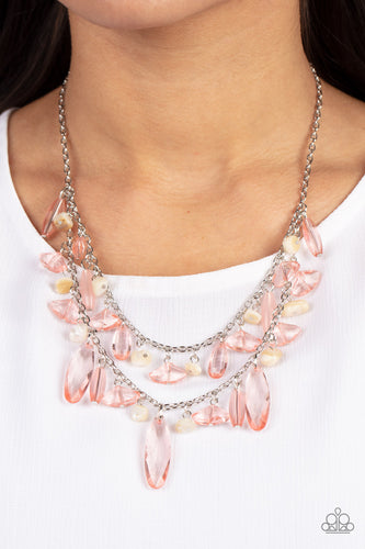 Candlelit Cabana - Pink Necklace - Sabrina's Bling Collection