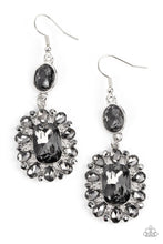 Load image into Gallery viewer, Capriciously Cosmopolitan - Silver Hematite Rhinestone Earrings - Sabrinas Bling Collection