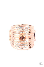 Load image into Gallery viewer, Crystal Corsets - Copper Ring - Sabrina&#39;s Bling Collection
