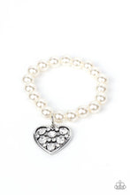 Load image into Gallery viewer, Cutely Crushing - White Bracelet - Sabrina&#39;s Bling Collection