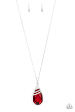 Load image into Gallery viewer, Demandingly Diva - Red Teardrop Necklace - Convention Exclusive 2021 - Sabrina&#39;s Bling Collection