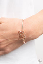 Load image into Gallery viewer, Did I FLUTTER? - Rose Gold Butterfly Bracelet - Sabrina&#39;s Bling Collection