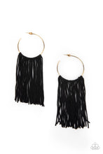 Load image into Gallery viewer, Flauntable Fringe - Gold Earrings - Sabrina&#39;s Bling Collection