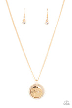 Load image into Gallery viewer, Glam-ma Glamorous - Gold &quot;Glamma&quot; Necklace - Sabrina&#39;s Bling Collection