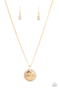 Glam-ma Glamorous - Gold "Glamma" Necklace - Sabrina's Bling Collection