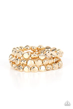 Load image into Gallery viewer, HAUTE Stone - Gold Bracelet - Sabrina&#39;s Bling Collection