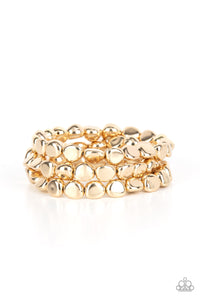 HAUTE Stone - Gold Bracelet - Sabrina's Bling Collection
