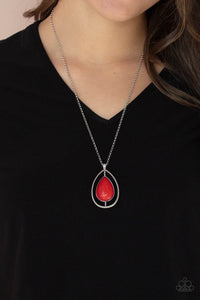 Here Today, PATAGONIA Tomorrow - Red Necklace - Sabrina's Bling Collection