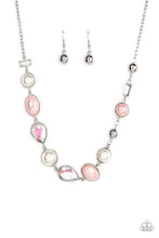 Load image into Gallery viewer, Nautical Nirvana - Pink Iridescent Necklace - Sabrina&#39;s Bling Collection