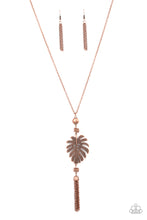Load image into Gallery viewer, Palm Promenade - Copper Necklace - Sabrina&#39;s Bling Collection