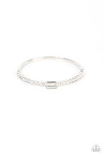 Load image into Gallery viewer, Party Crashing Couture - White Rhinestone Bracelet - Sabrina&#39;s Bling Collection