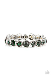 Phenomenally Perennial - Green Bracelet - Sabrina's Bling Collection
