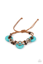 Load image into Gallery viewer, Quarry Quandary - Blue Turquoise Bracelet - Sabrina&#39;s Bling Collection
