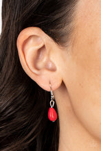 Load image into Gallery viewer, Saguaro Soul Trek - Red Stone Necklace - Paparazzi Accessories