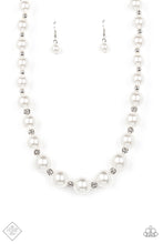 Load image into Gallery viewer, Sail Away with Me - White Pearl Necklace - April 2022 Fashion Fix - Sabrina&#39;s Bling Collection